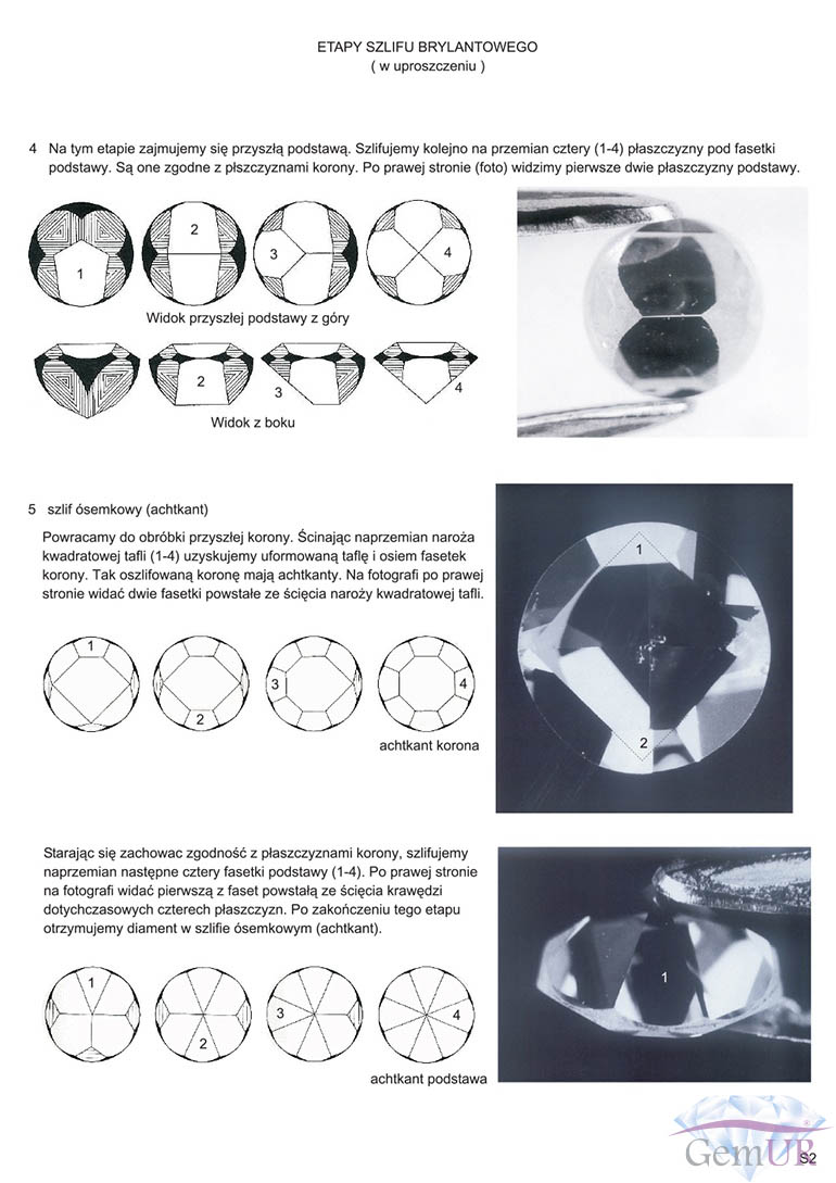 etapy szlifu brylantowego